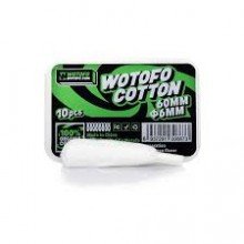 Algodon Wotofo 6mm 10 unidades
