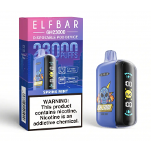 Pod descartable ElfBar Spring Mint GH23000 Puffs