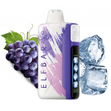 Pod descartable ElfBar Ice King 40000 Puffs Grape Ice