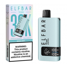 Pod descartable ElfBar TE30000 puffs Miami Mint