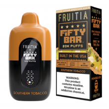 Pod descartable Fifty Bar Southern Tobacco 20000 puffs (origen USA)